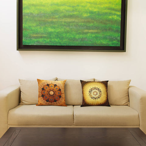 Bohemian Geometry Pattern Cushion Covers