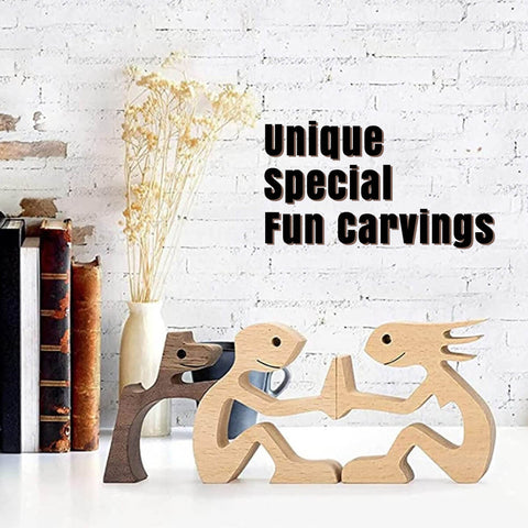 family-with-puppy-carvings